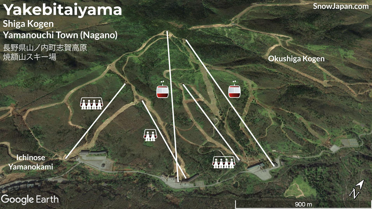 Shiga Kogen Yakebitaiyama Ski Area | Ski area in Yamanouchi
