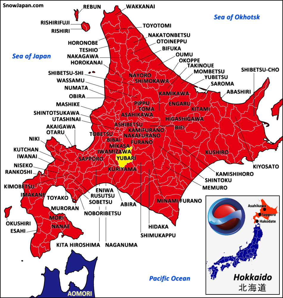 Ski & snowboard resorts in Yubari City, Hokkaido, Japan SnowJapan